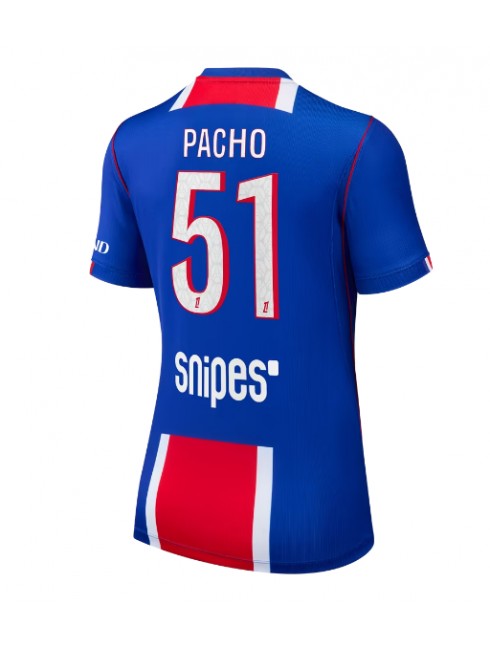 Paris Saint-Germain Willian Pacho #51 Replika Hemmakläder Dam 2026-27 Kortärmad Paris Saint-Germain Willian Pacho #51 Replika Hemmakläder Dam 2026-27 Kortärmad